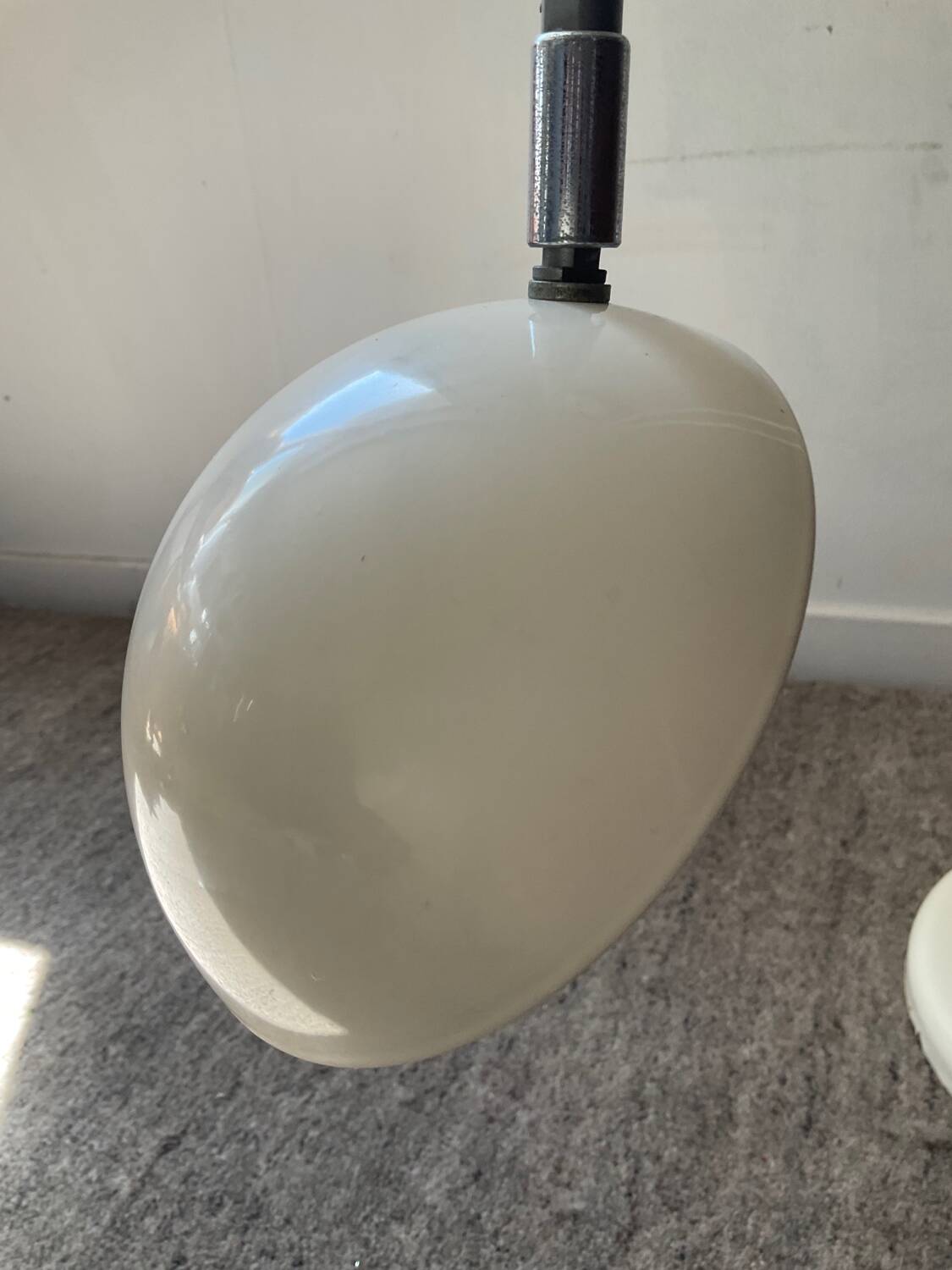 Vintage reading floor lamp from the 70s and 80s
