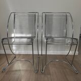 Paire de chaises, design Till Behrens, années 80