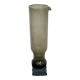 Carafe haute en verre bullé