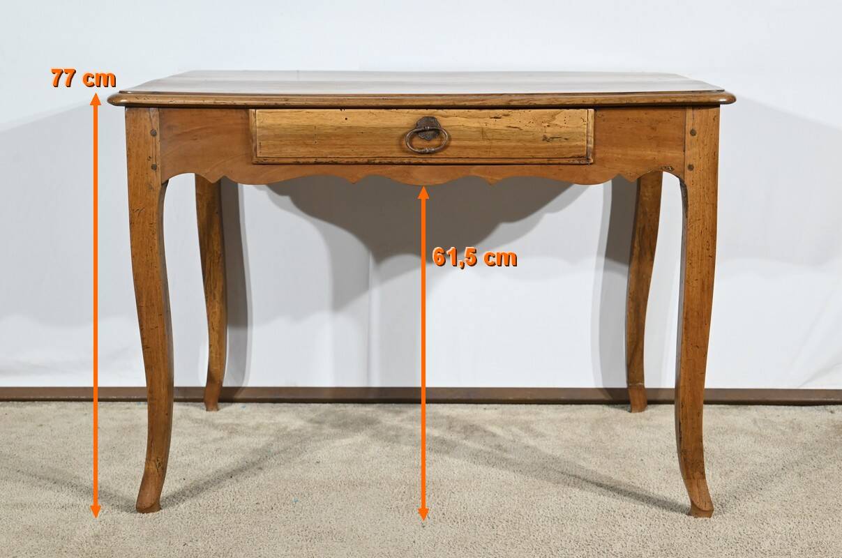 Walnut and Cherry Office Table, Louis XV style – Early 19th century