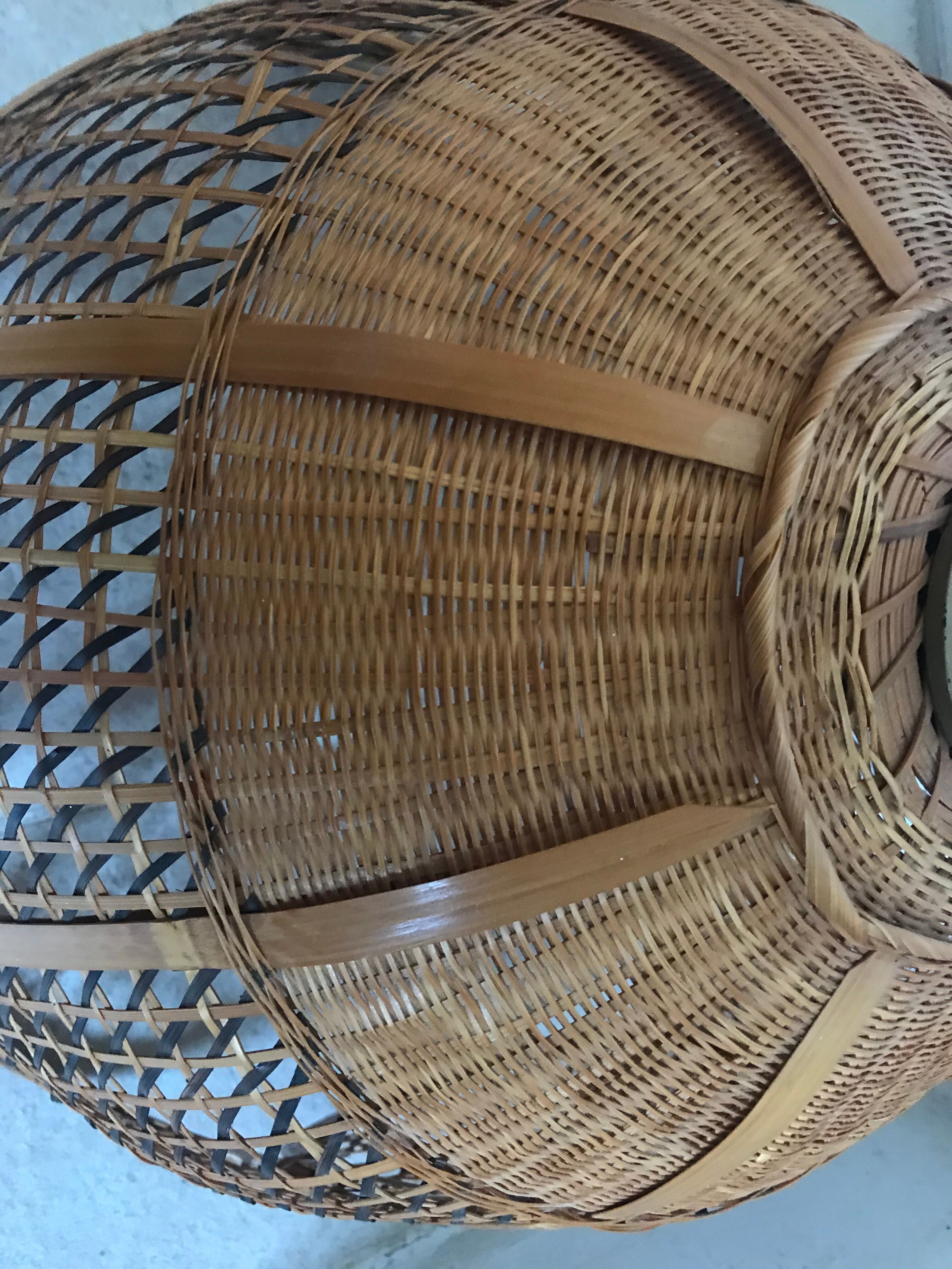 Vintage rattan hanging