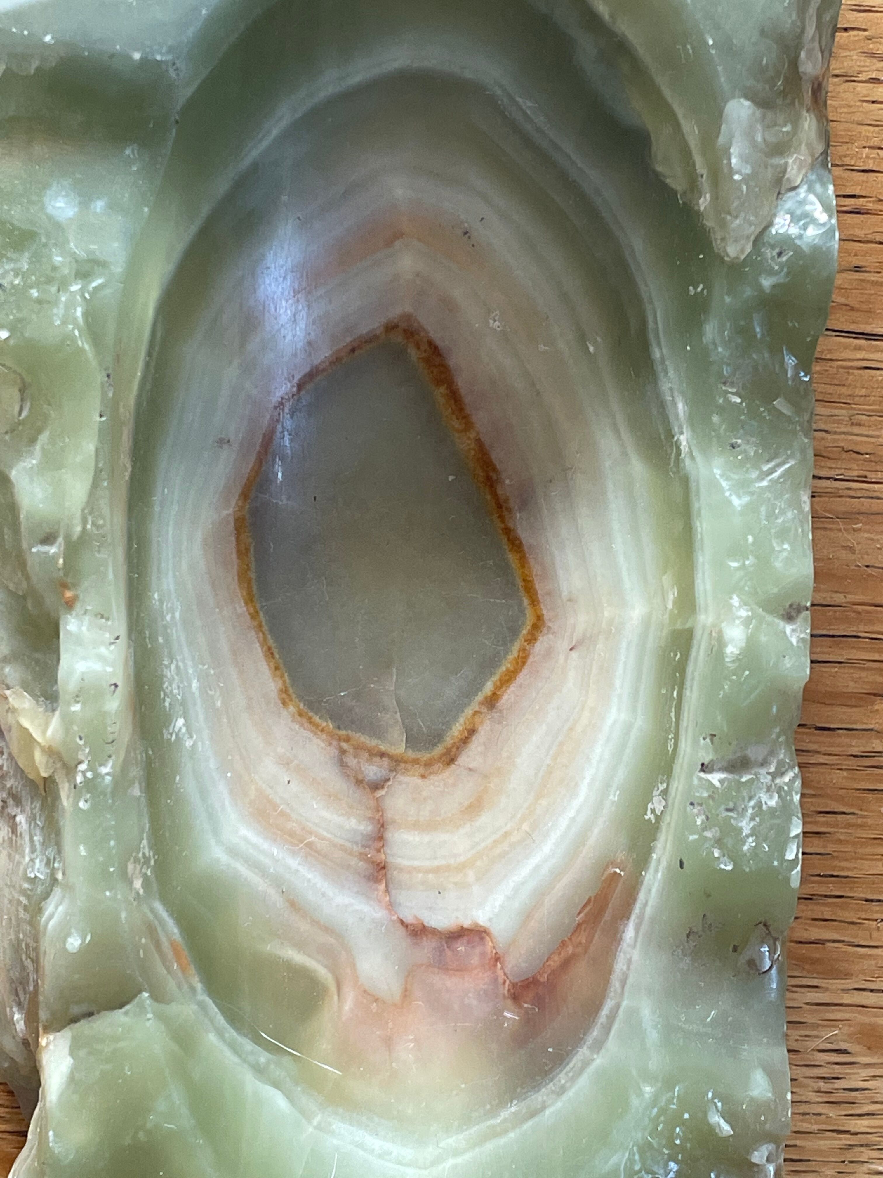 Vintage agate ashtray