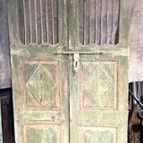 Old wooden door