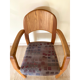 Set of solid wood armchairs and chairs by Dylund, 1970