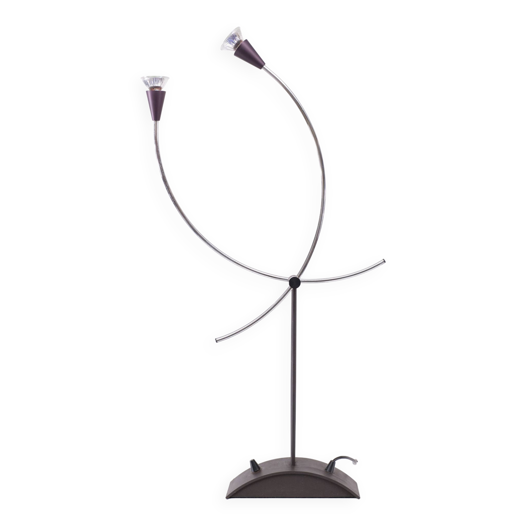 Frans Schrofer Doppia Halogen Table lamp 1980s Holland