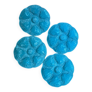 assiettes à huîtres - gien