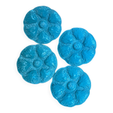 Gien oyster plates in slipware