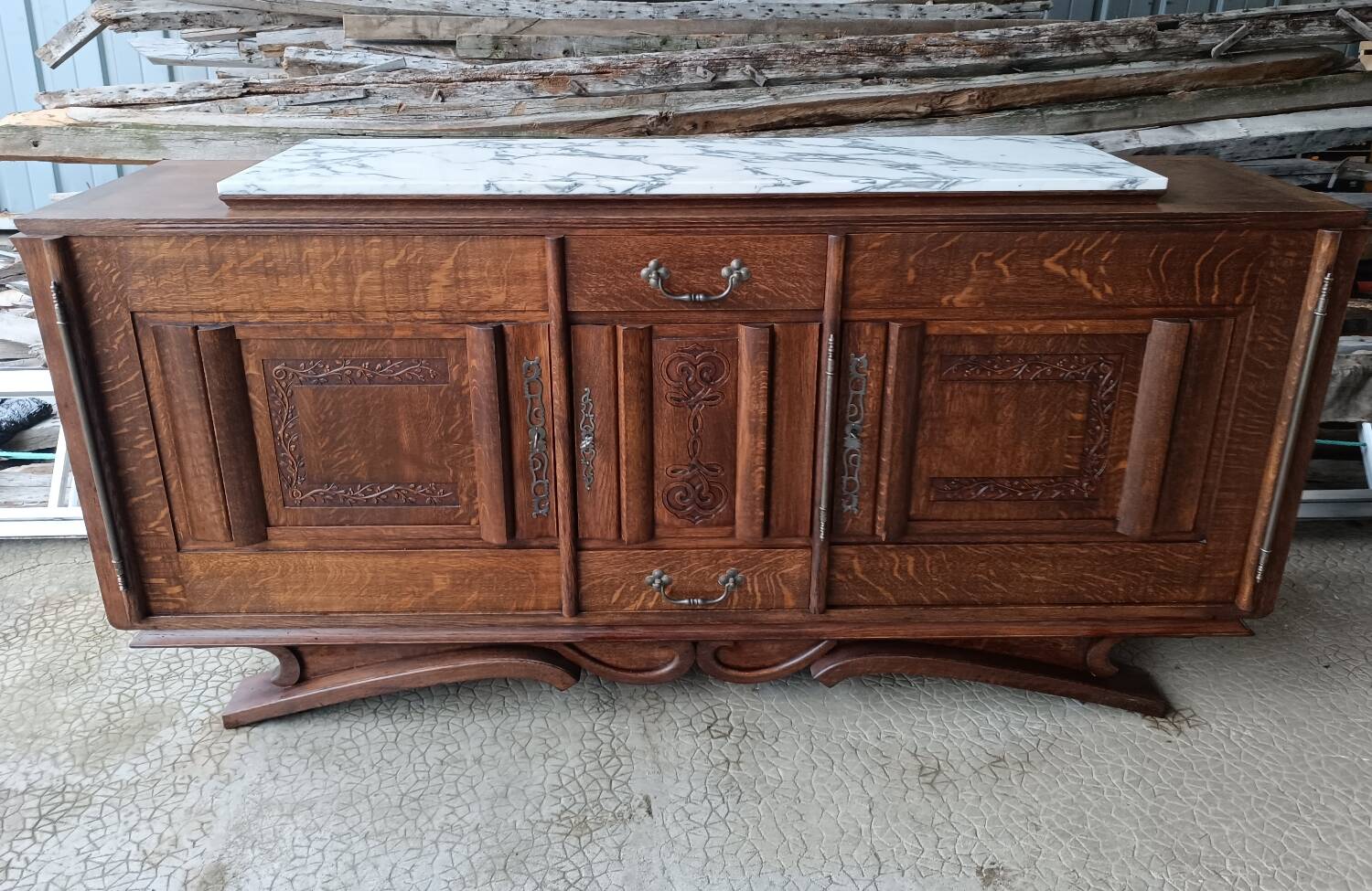 Vintage art deco style sideboard