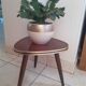 Formica tripod side table