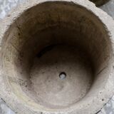 Pair of concrete planters