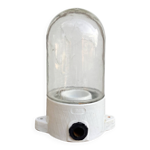 Transparent industrial wall lamp, Lindner & Co., Germany, 1970s.