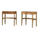 Vintage Mid-Century Scandinavian Modern Teak Nightstands, 1960s, Set of 2