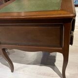 Bureau vintage bois et cuir