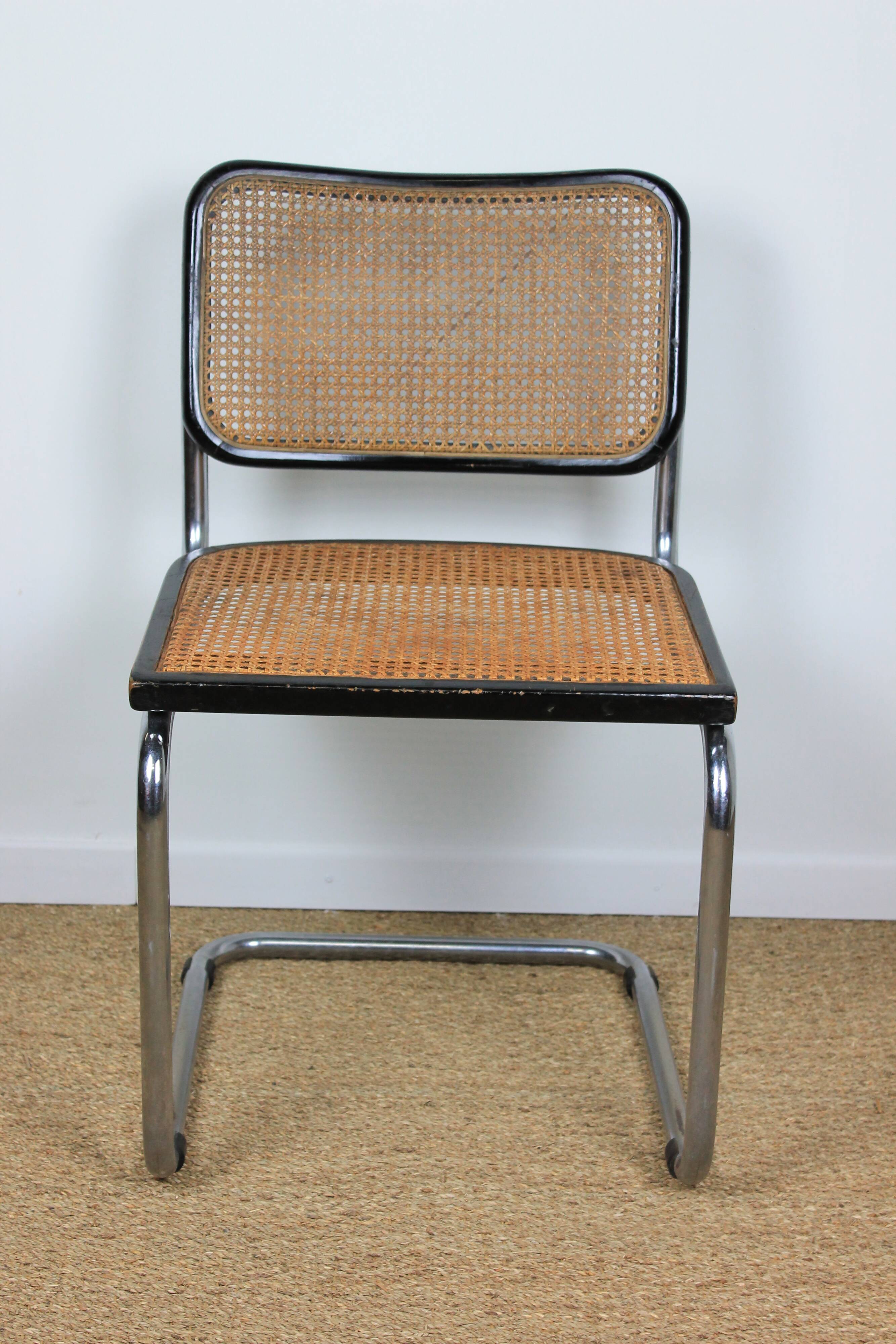 Marcel Breuer Cesca B32 chair, 80s