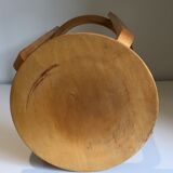 Scandinavian wooden top stool