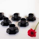 Coffee service octime black Arcoroc