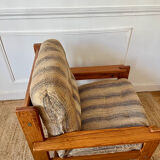 Fauteuil en pin vintage 70/80