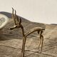 1970s gilded brass antelope