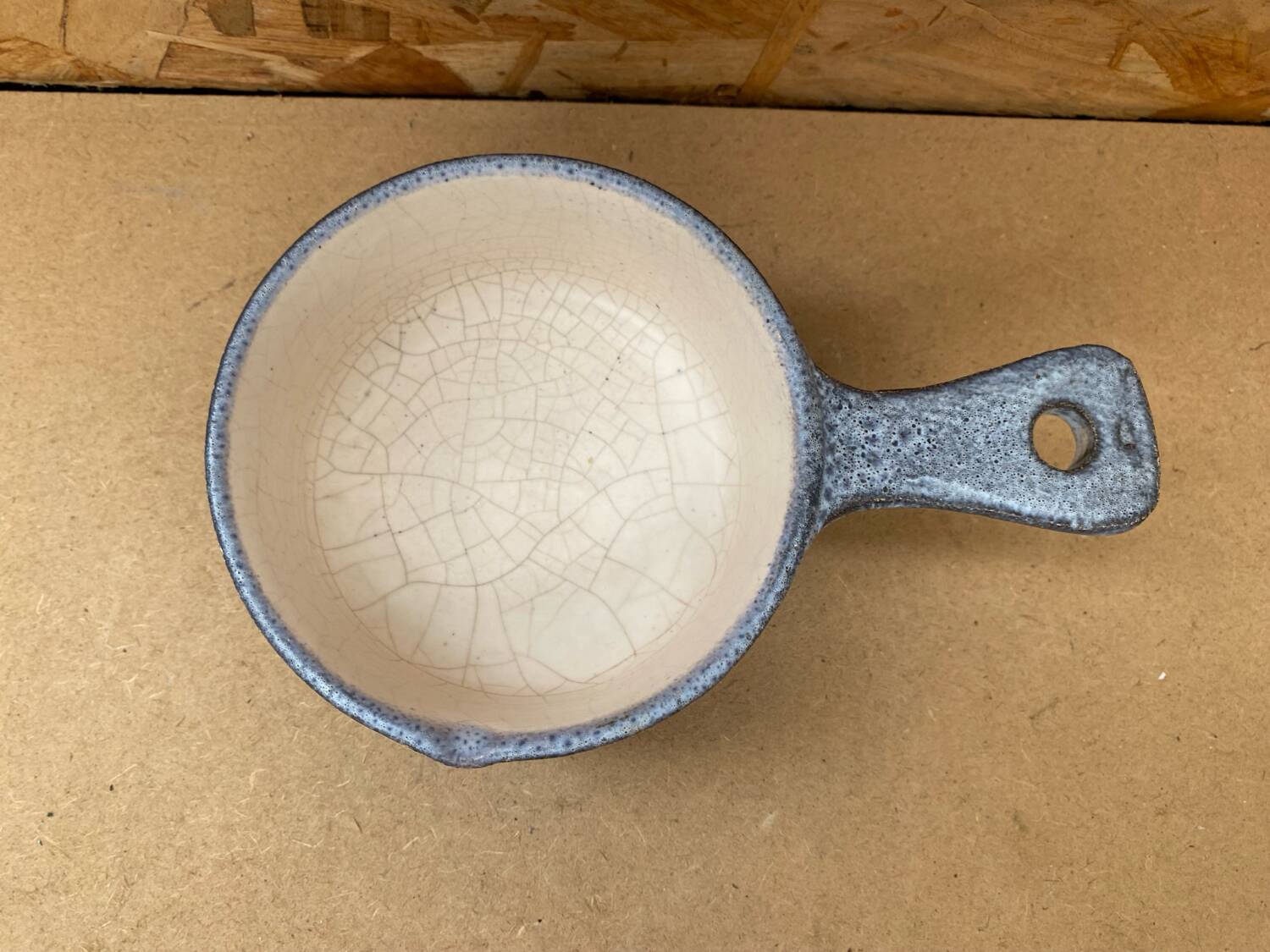 Old jean austruy ceramic casserole shape vintage caquelon pocket