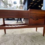 Console vintage année 50 en palissandre