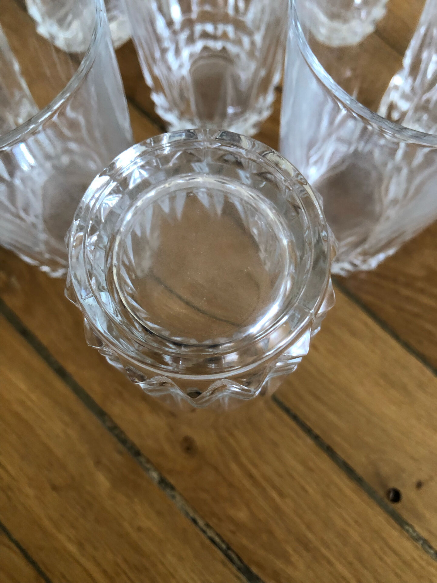 10 verres Cristal d’Arques