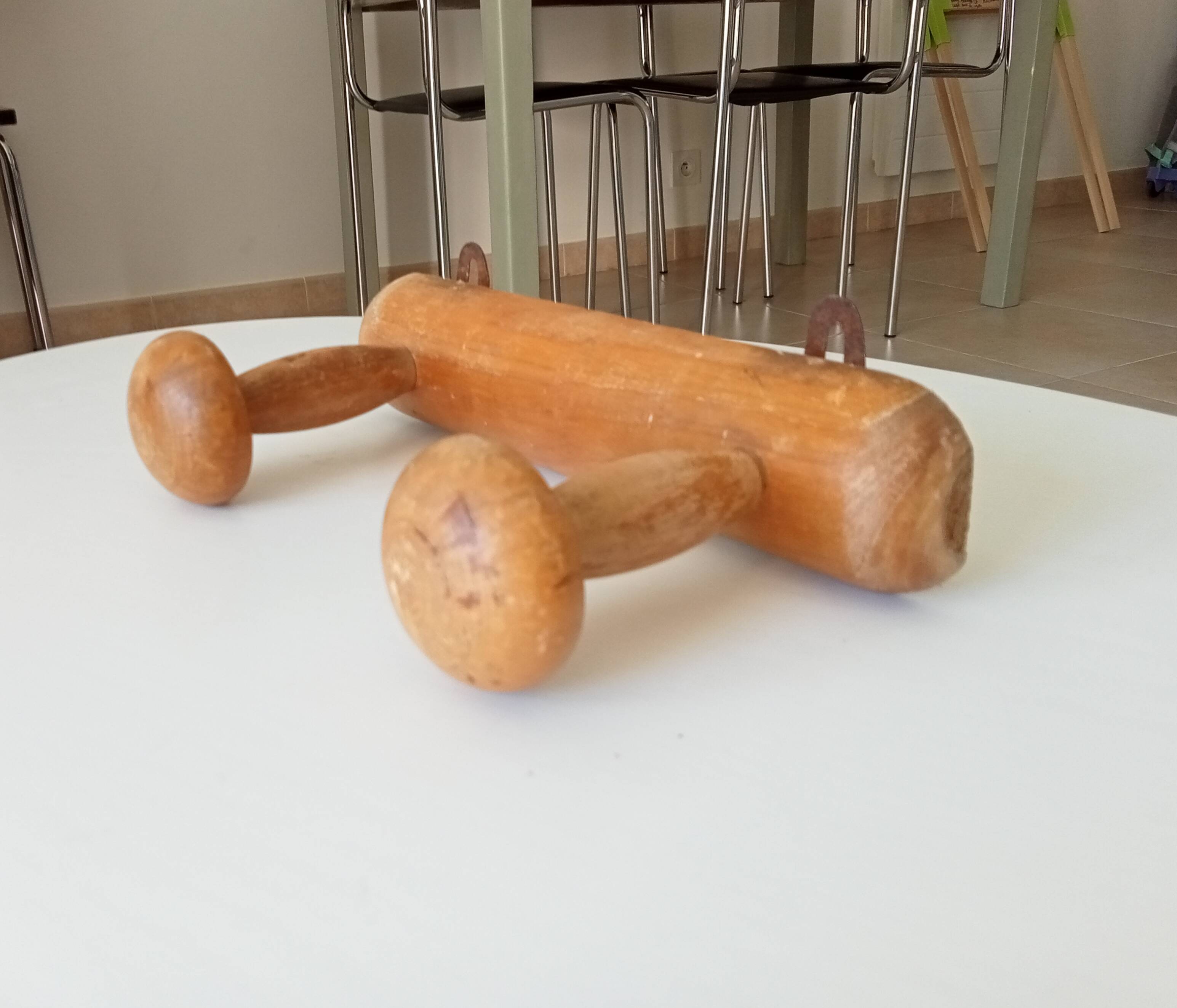 Vintage folk art wall coat rack