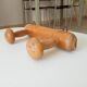 Vintage folk art wall coat rack