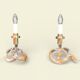 Paire de lampes « Bretzel » en lucite et laiton, par Dorothy Thorpe (1901)