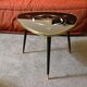 Table basse tripode compas design graphique des années 60