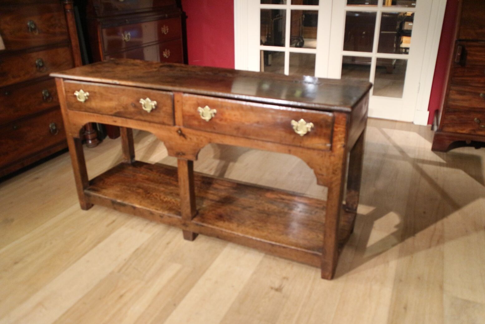 18th Century oak sidetable