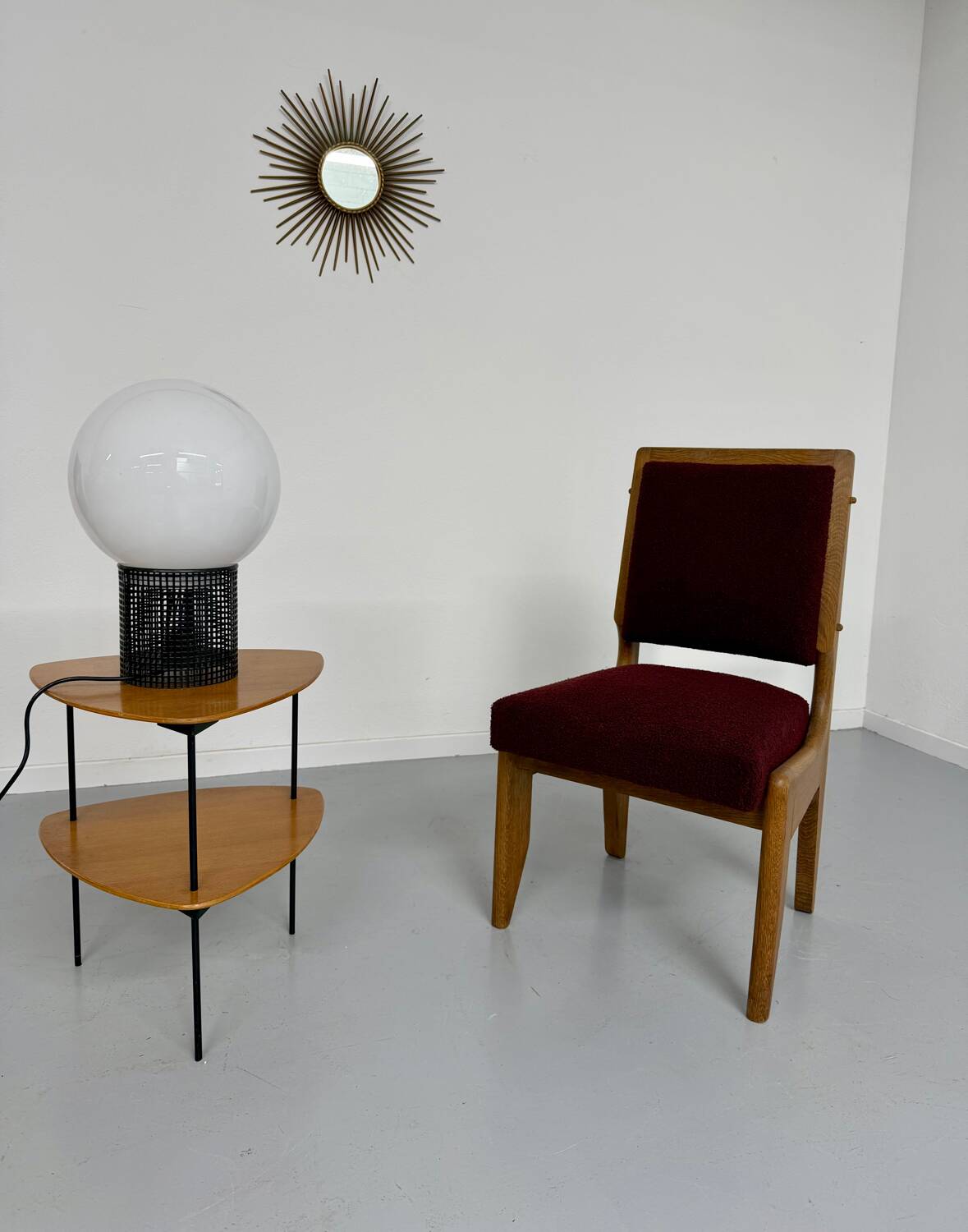 Vintage Guillerme & Chambron designer armchair from the 1960s