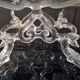 Pair of Murano blown glass chandeliers