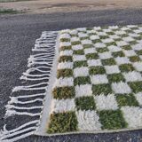 Traditional handmade pure wool rug, size 100 x 200 cm