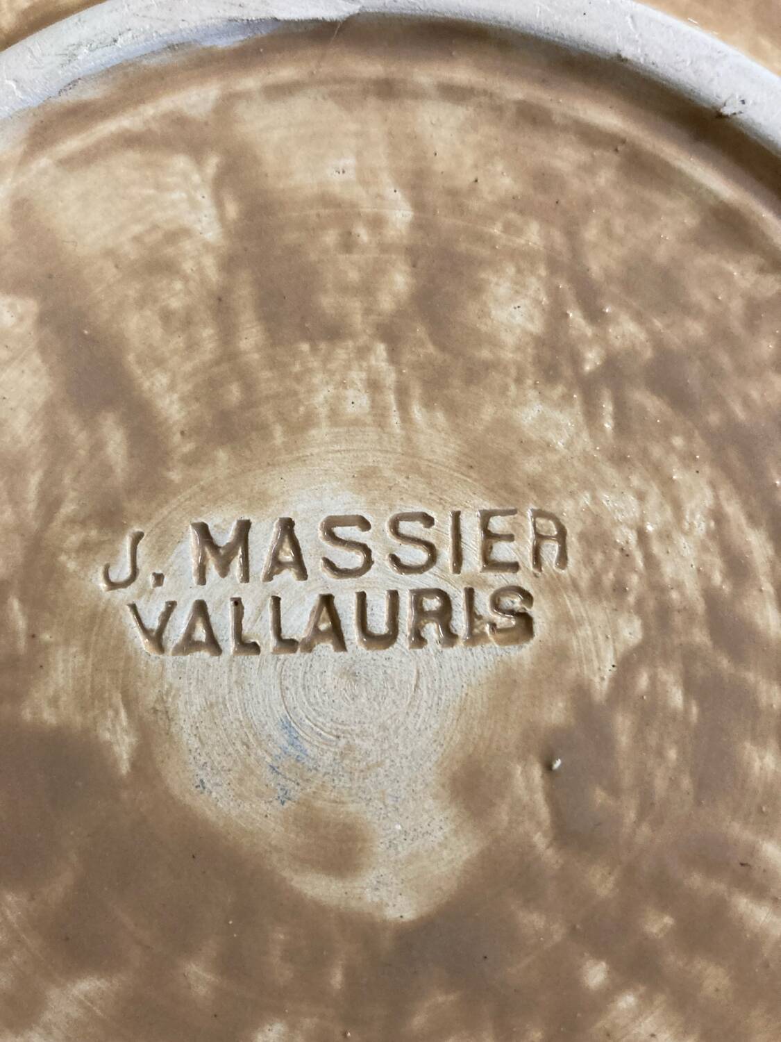Old Vallauris plate Jerome Massier