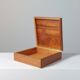 Handmade vintage wooden box with inlays