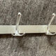 Vintage aluminum coat rack