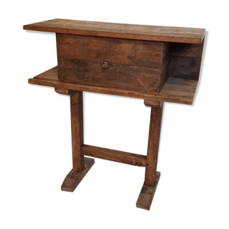 Console campagnarde en bois massif