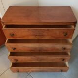 Walnut chest of drawers 1950
