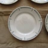 Lots of 5 plates a dessert faiencerie de castres
