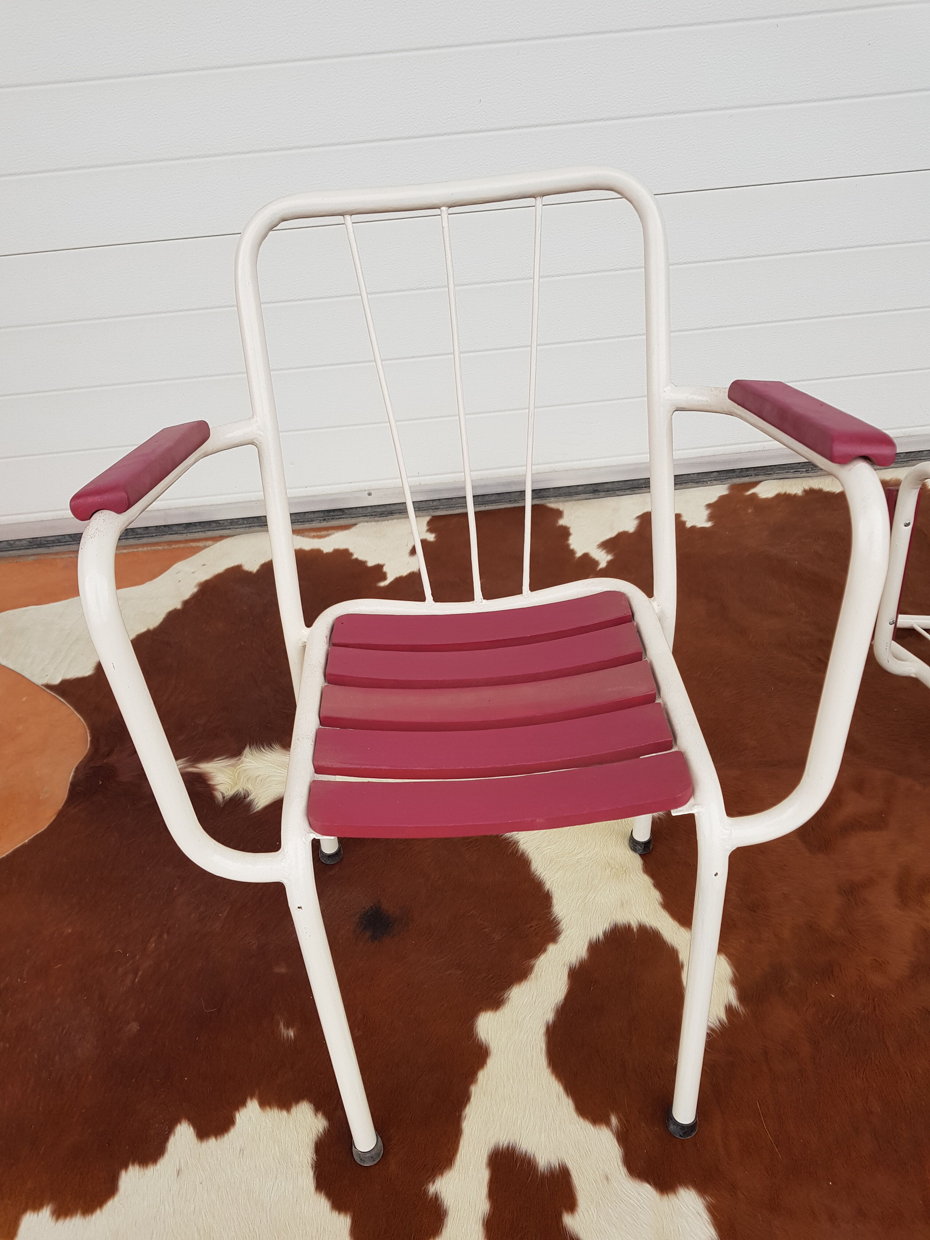 Ancient 1950s garden chairs