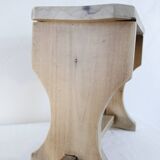 Small renovated solid wood bench