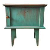 Table de chevet vintage patinée