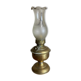 Old copper kerosene lamp