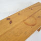 Scandinavian modern pinewood bench, 1960's