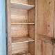Parisian wardrobe in raw wood