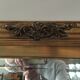 Miroir rectangulaire en bois doré 140 x 80 cm