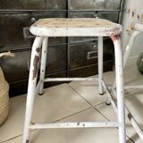 Pair of industrial workshop stools