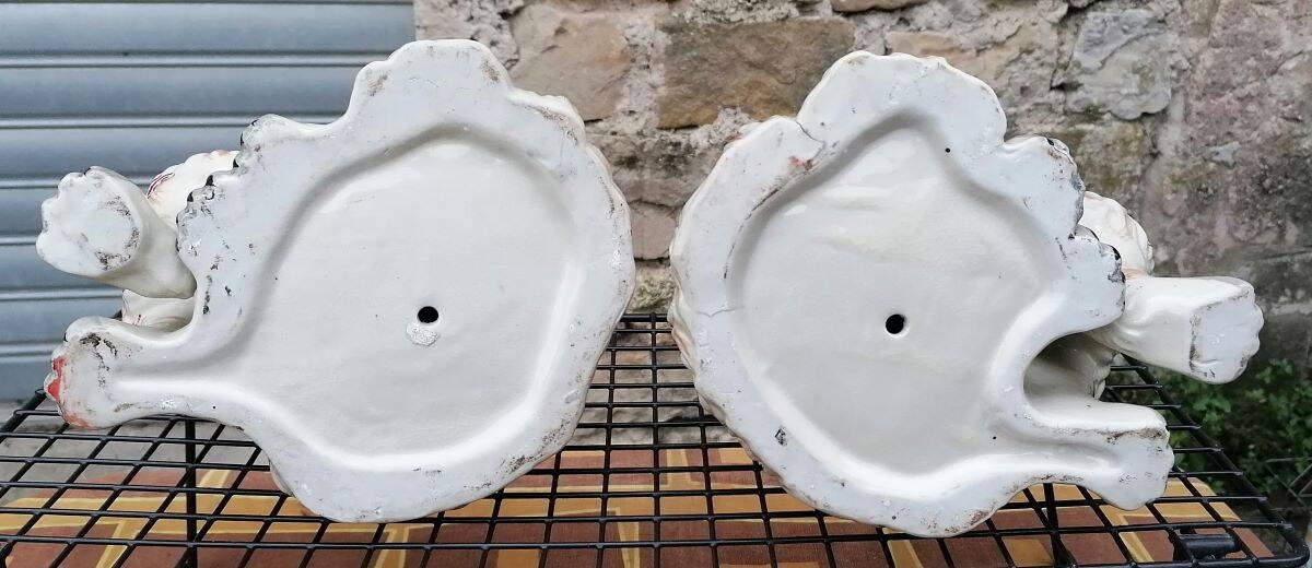 Pair of ceramic dogs from staffordshire united kingdom