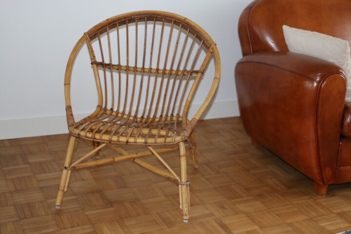 60s rattan chair
