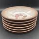 Compartmented plates in colored stoneware with Flower pattern